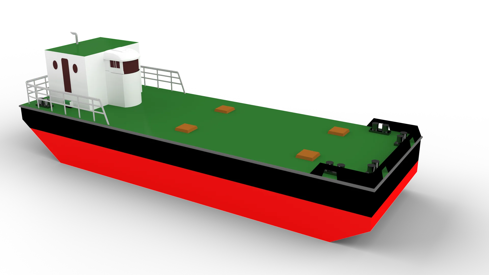 Pontoon Barge view 3