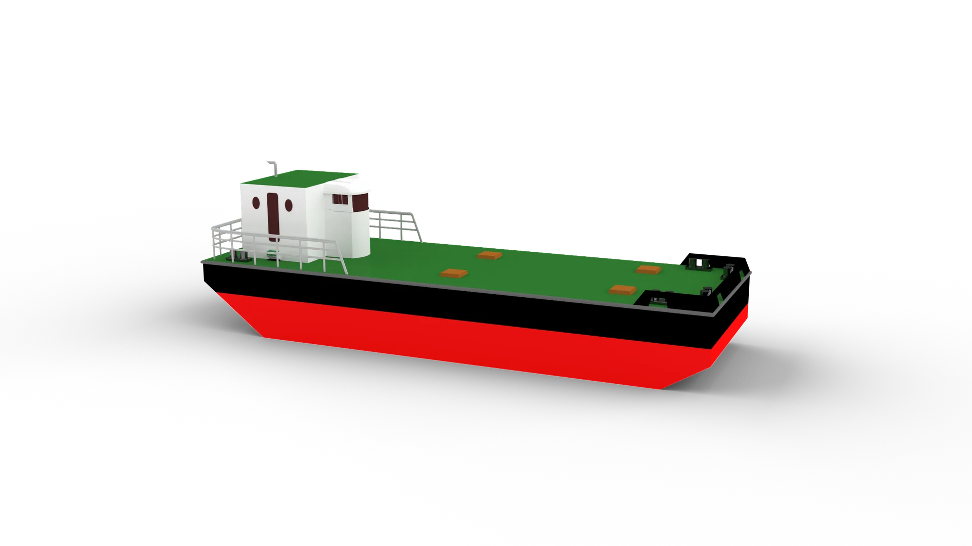 Pontoon Barge view 4
