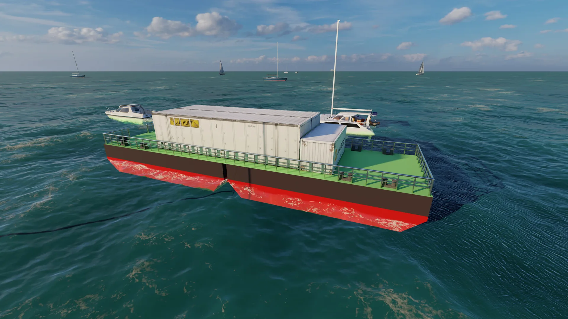 20ft Accommodation Barge view 14