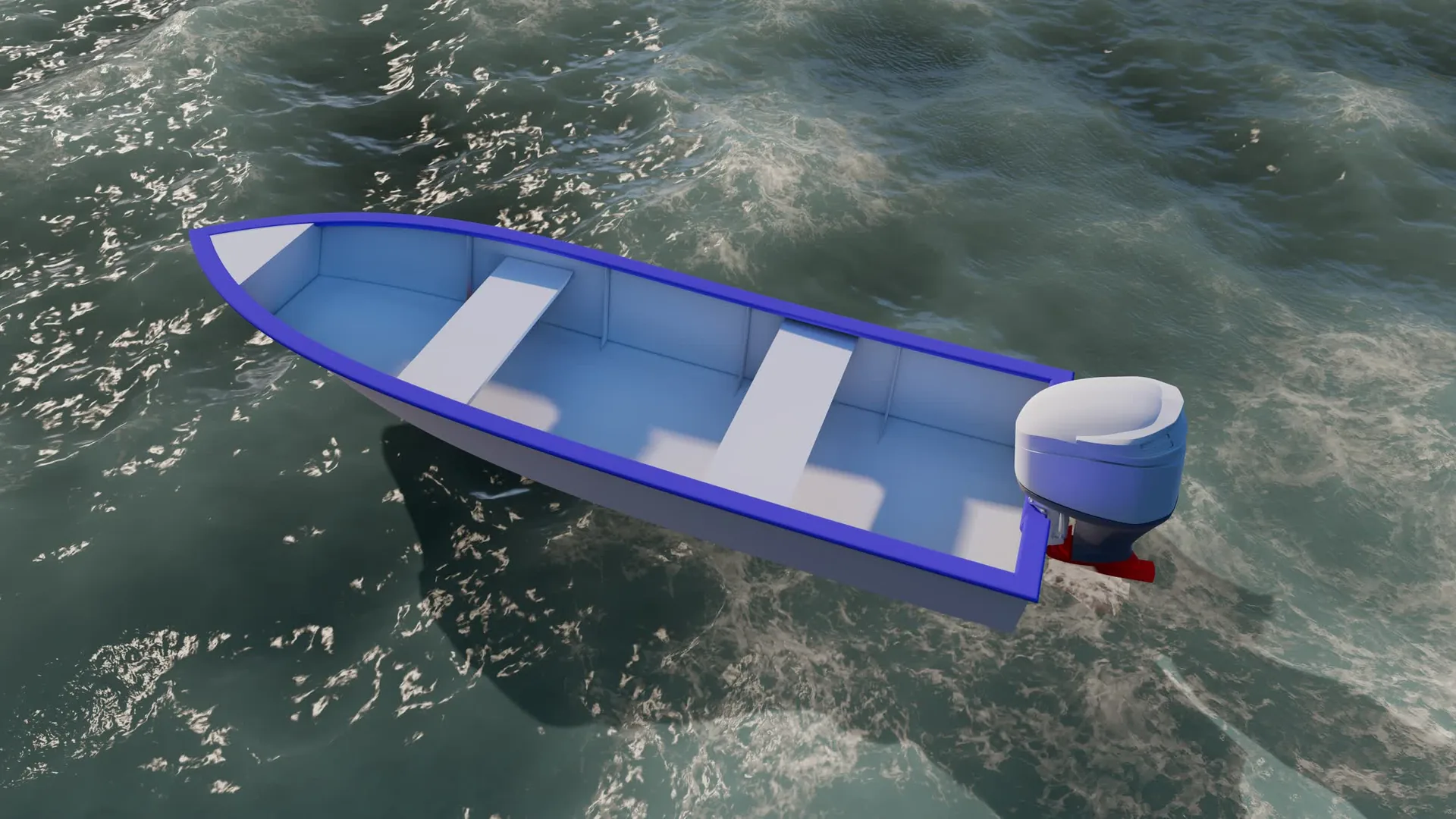 14 ft Rescue Boat Design view 4
