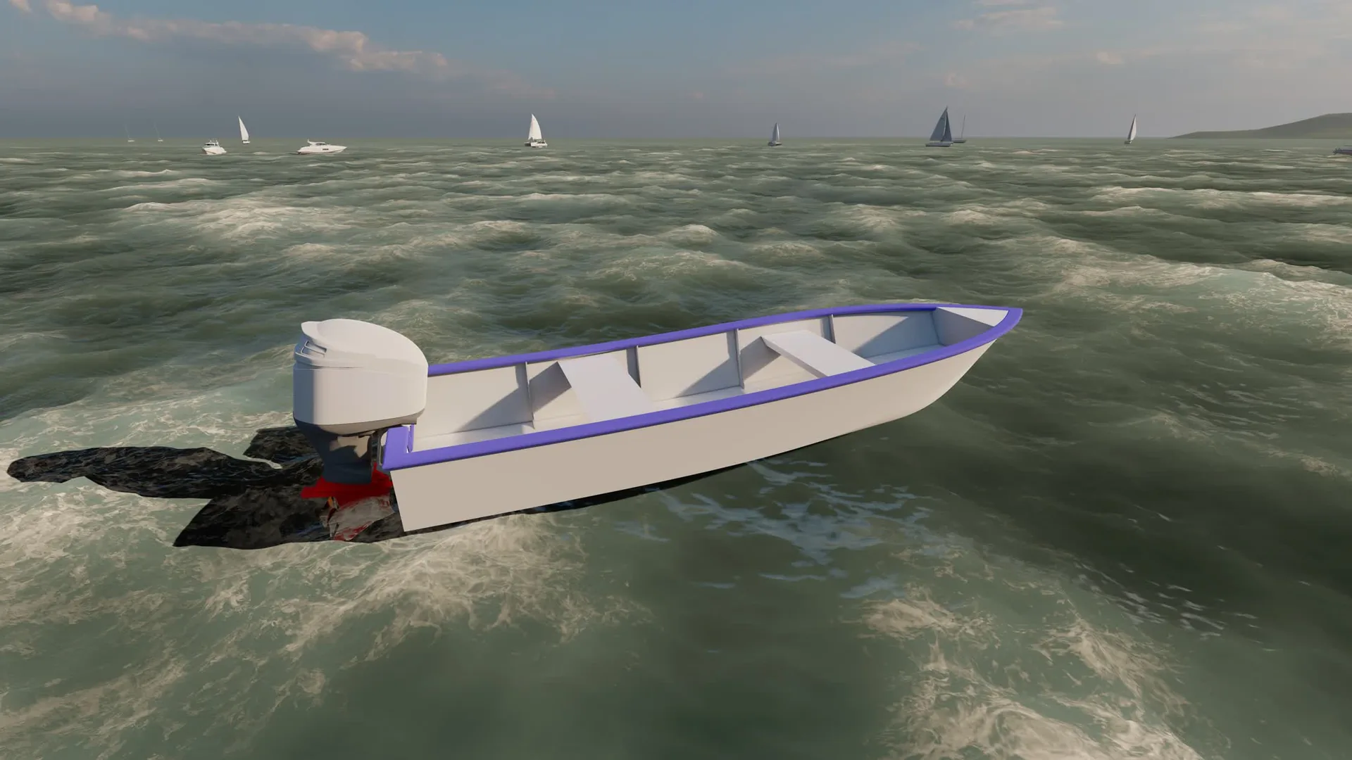 14 ft Rescue Boat Design view 6