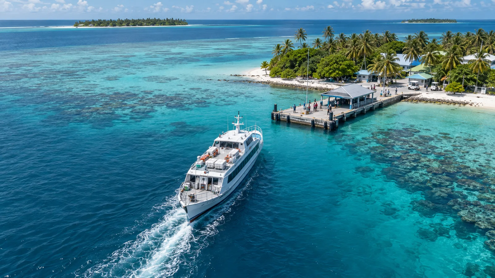 Editorial illustration: Ferry for Sale for Sri Lanka and the Maldives: Coastal Links, Atoll Transfers and Delivery from Karachi