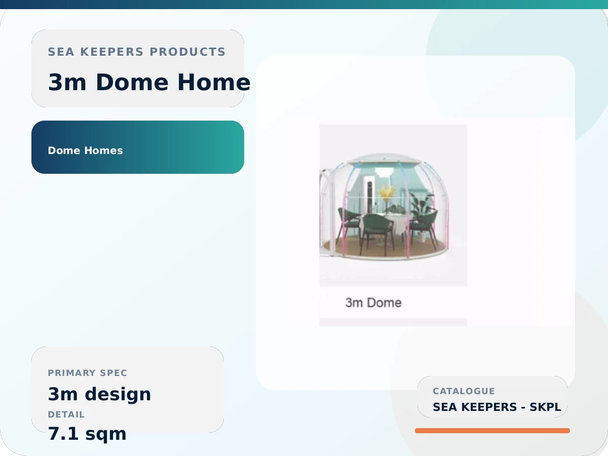 3m Dome Home