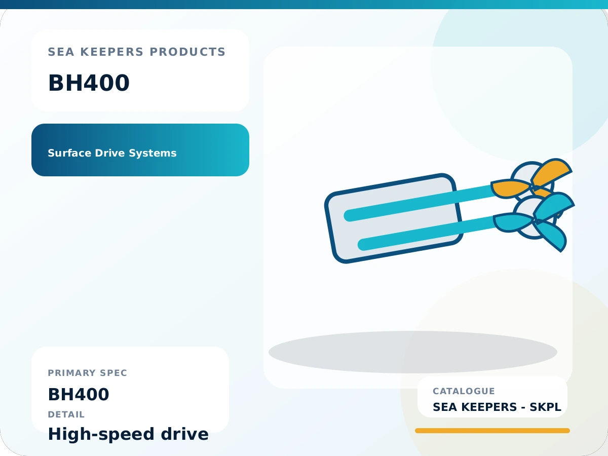 BH400 Marine Surface Drive System