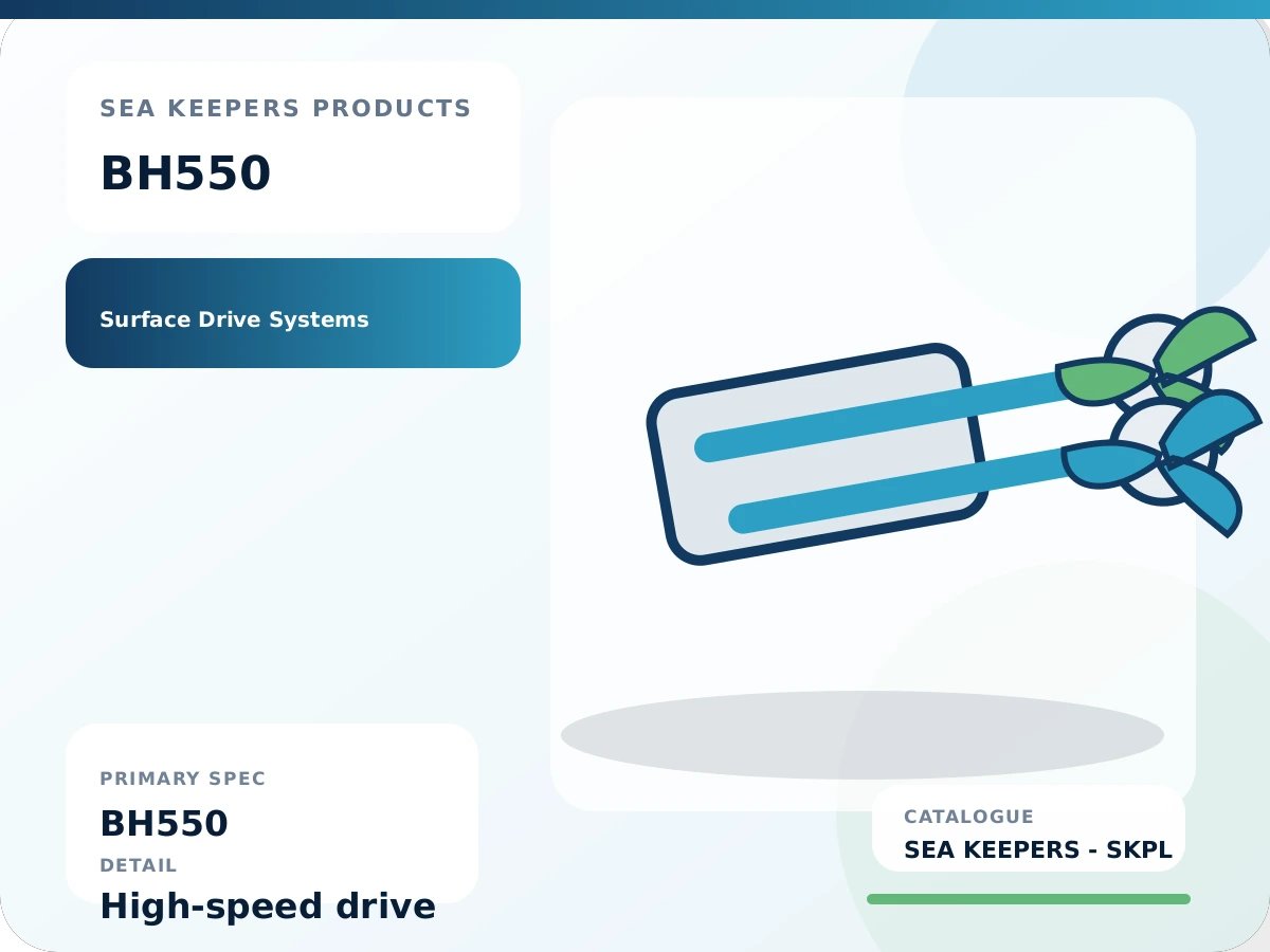 BH550 Marine Surface Drive System