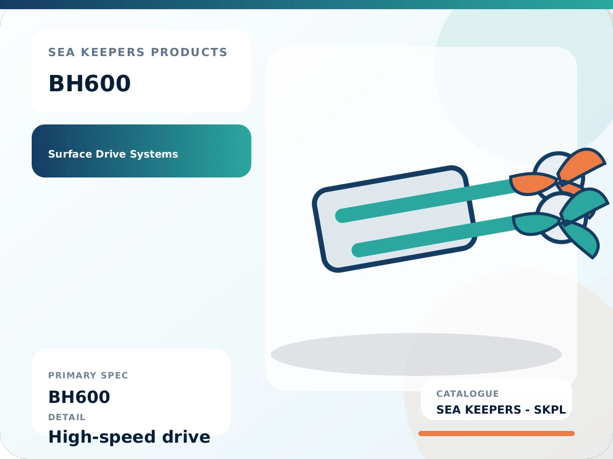 BH600 Marine Surface Drive System