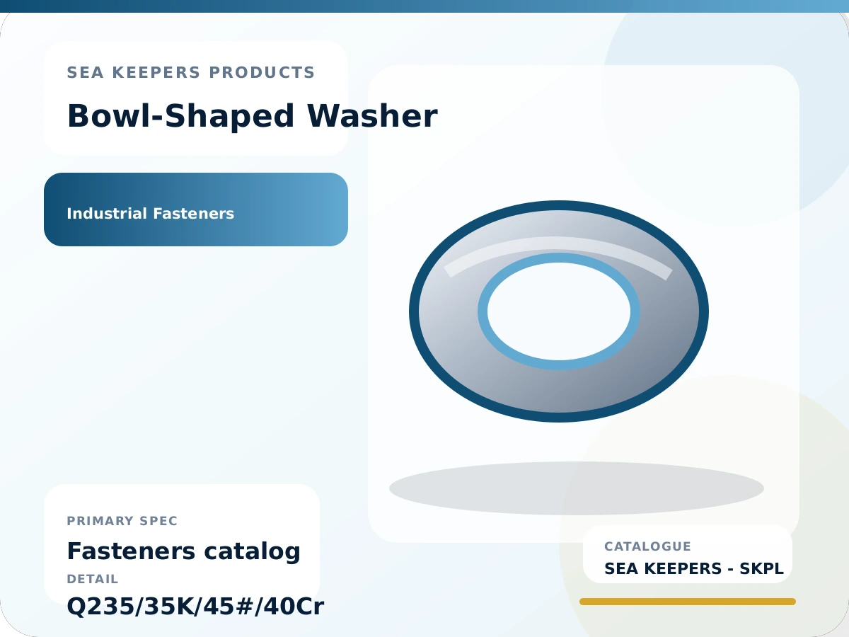 Bowl-Shaped Washer