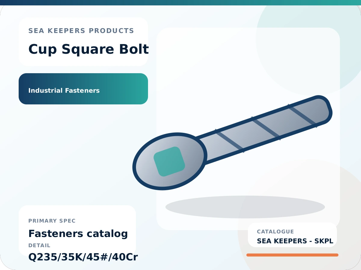 Cup Square Bolt