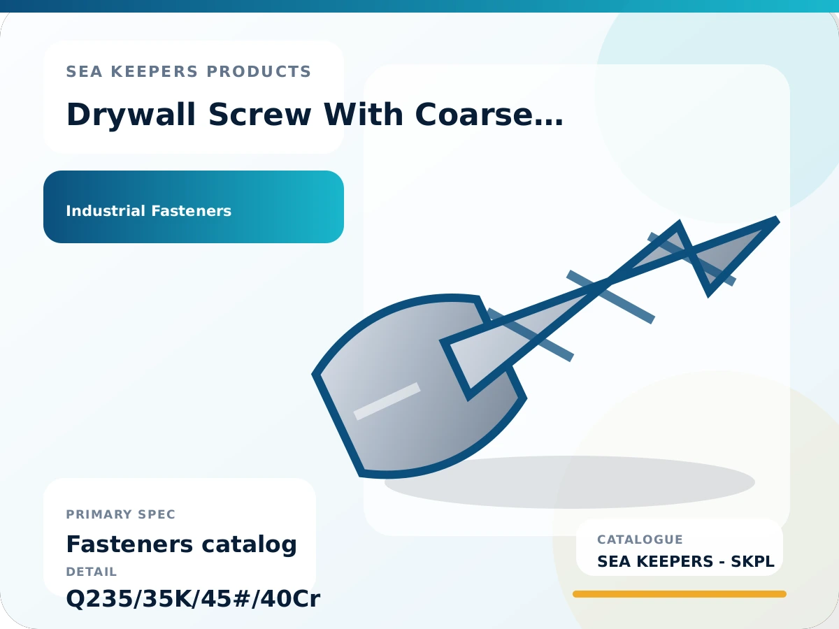 Drywall Screw With Coarse Thread