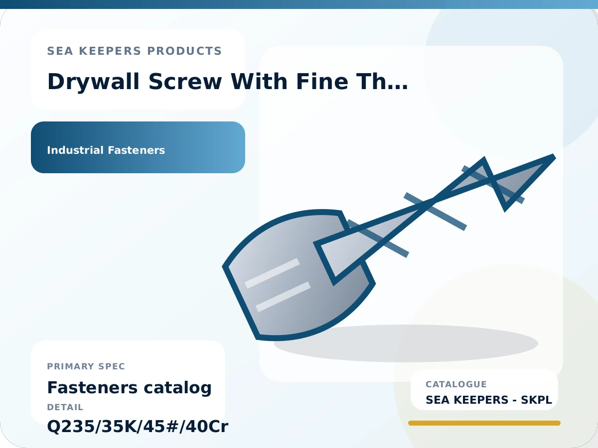Drywall Screw With Fine Thread