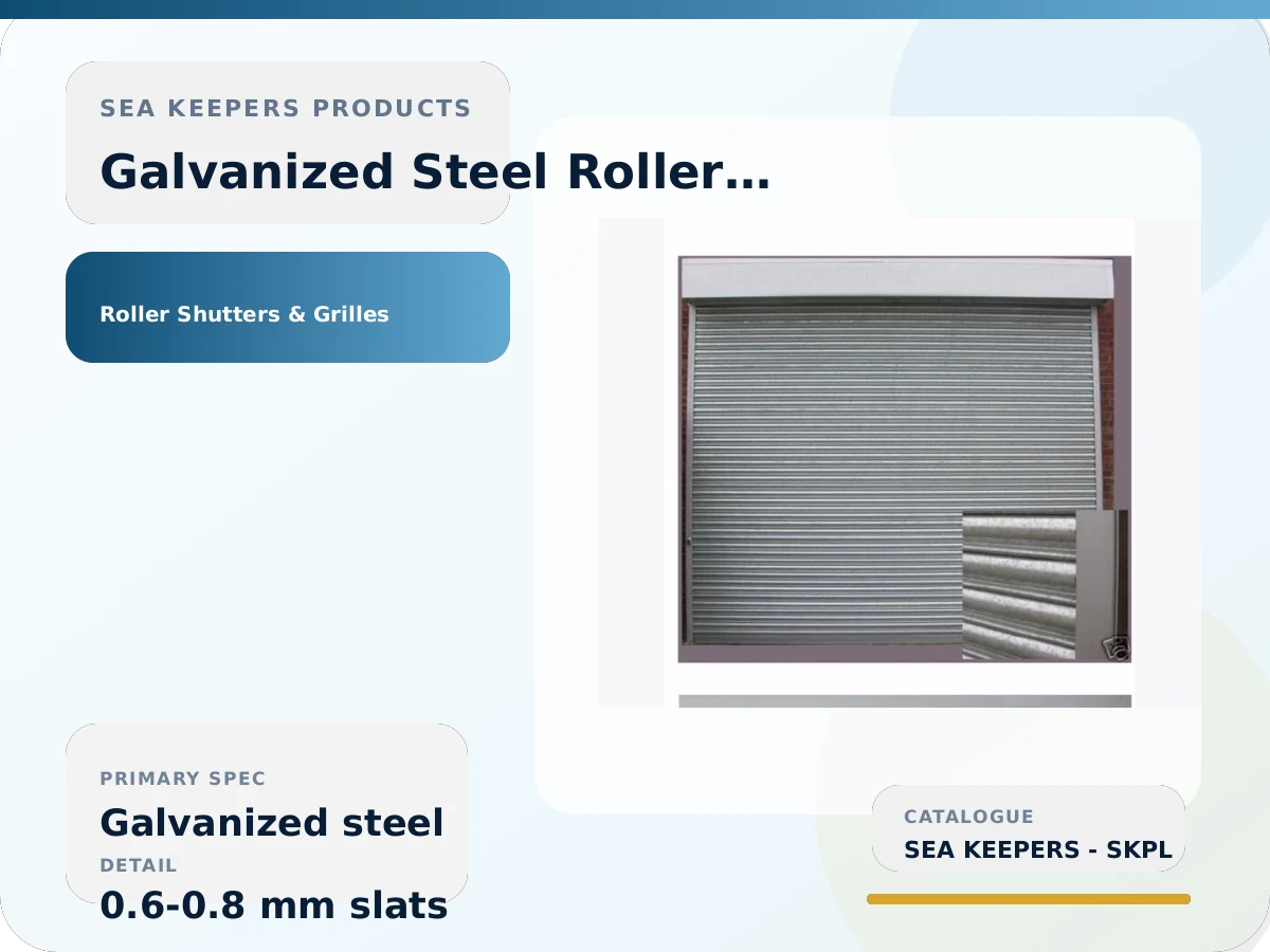 Galvanized Steel Roller Shutter