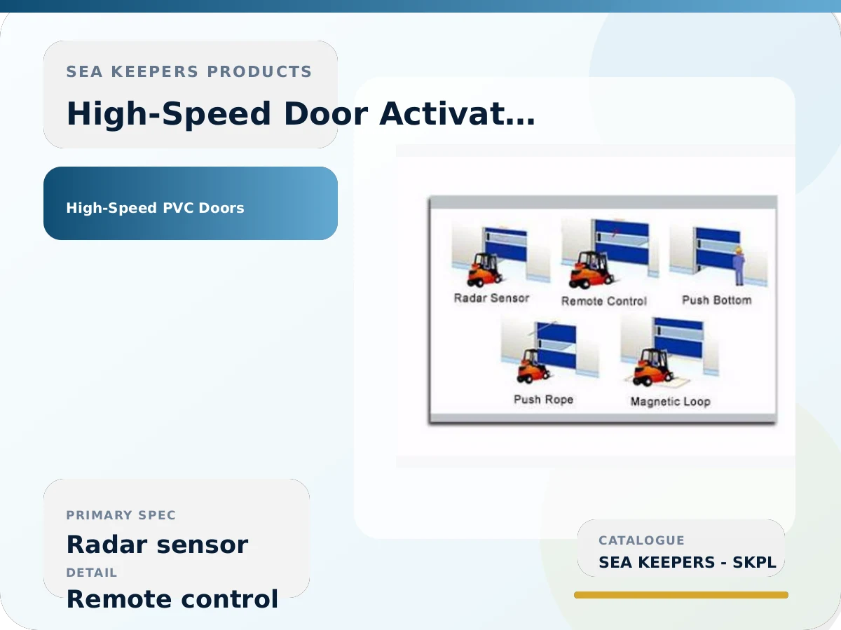 High-Speed Door Activation Control Set