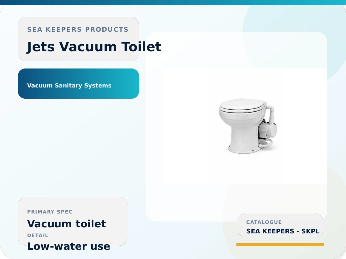 Jets Marine Vacuum Toilet