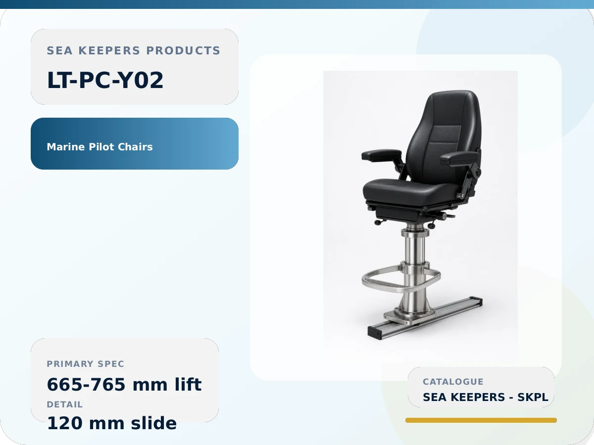 LT-PC-Y02 Track Type Helmsman Chair
