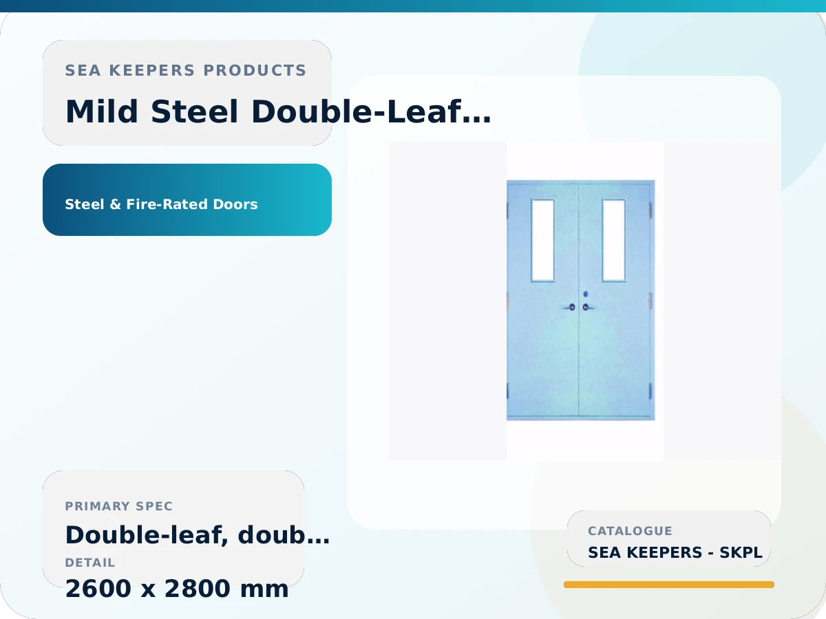 Mild Steel Double-Leaf Door