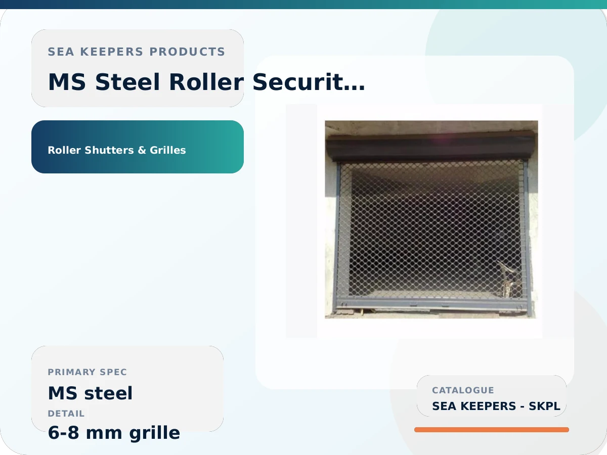 MS Steel Roller Security Grille