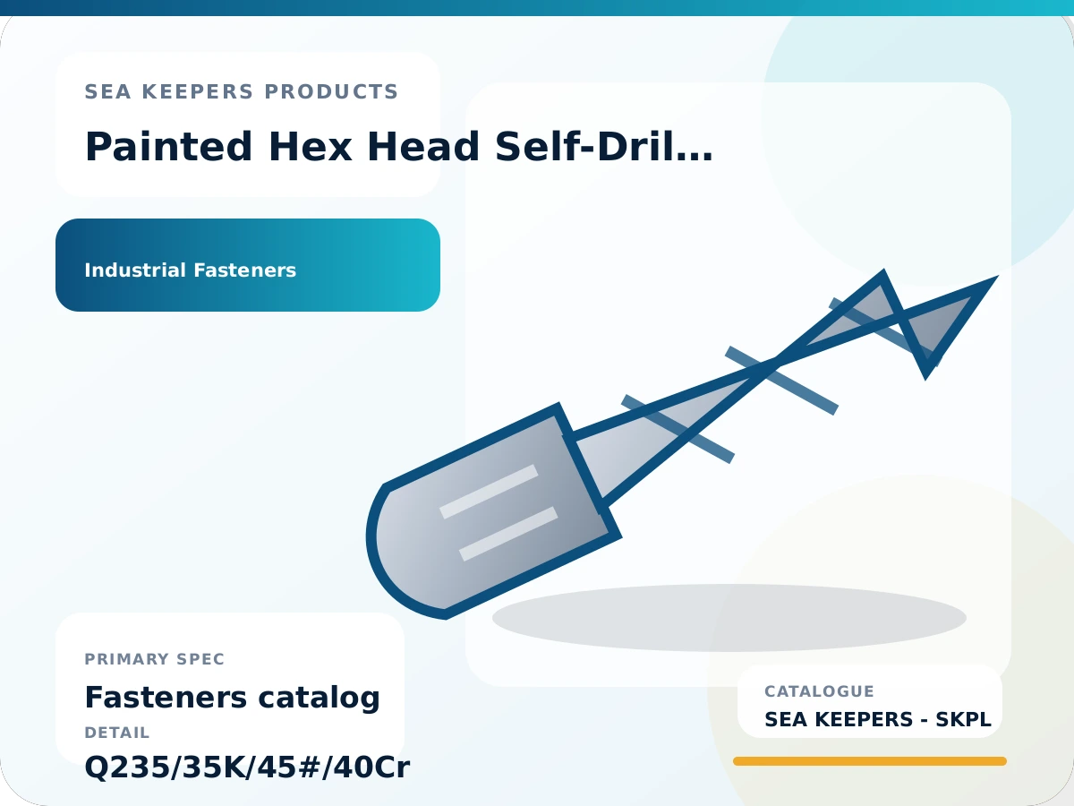 Painted Hex Head Self-Drilling Screw