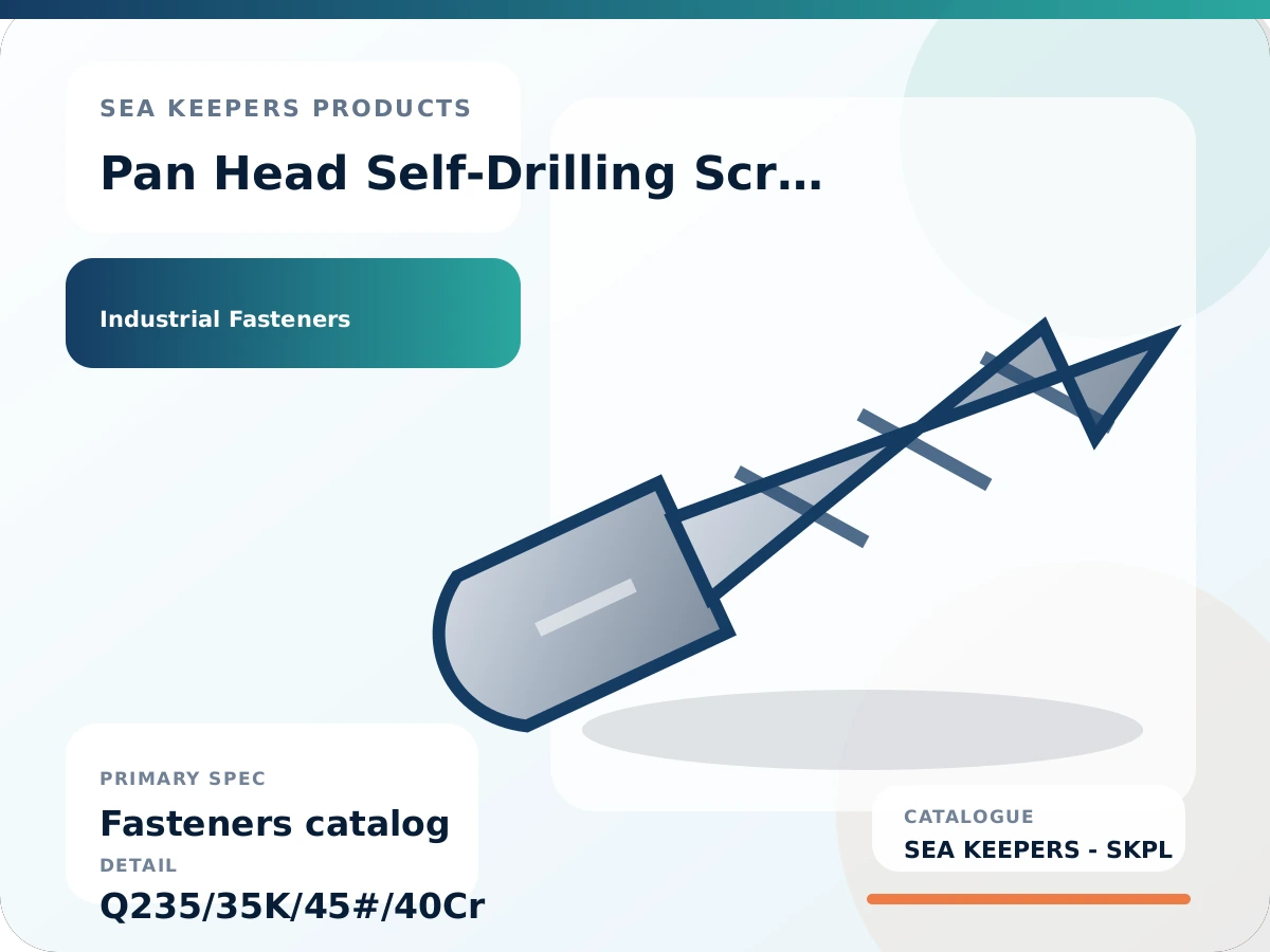 Pan Head Self-Drilling Screw