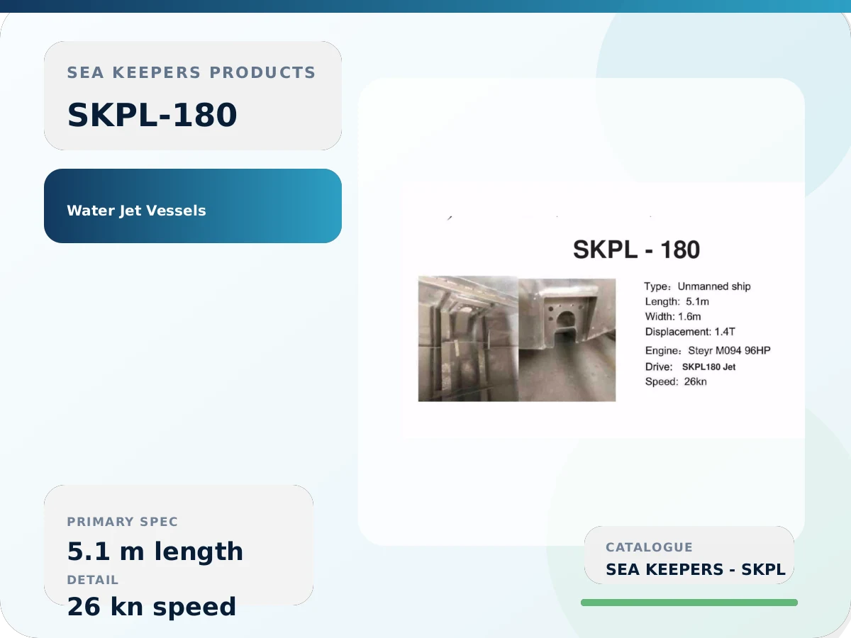 SKPL180 Unmanned Waterjet Boat