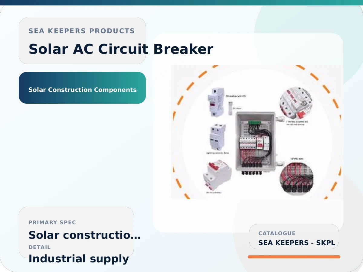 Solar AC Circuit Breaker