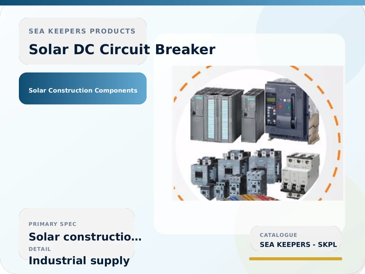 Solar DC Circuit Breaker