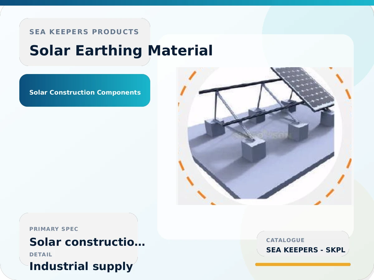 Solar Earthing Material