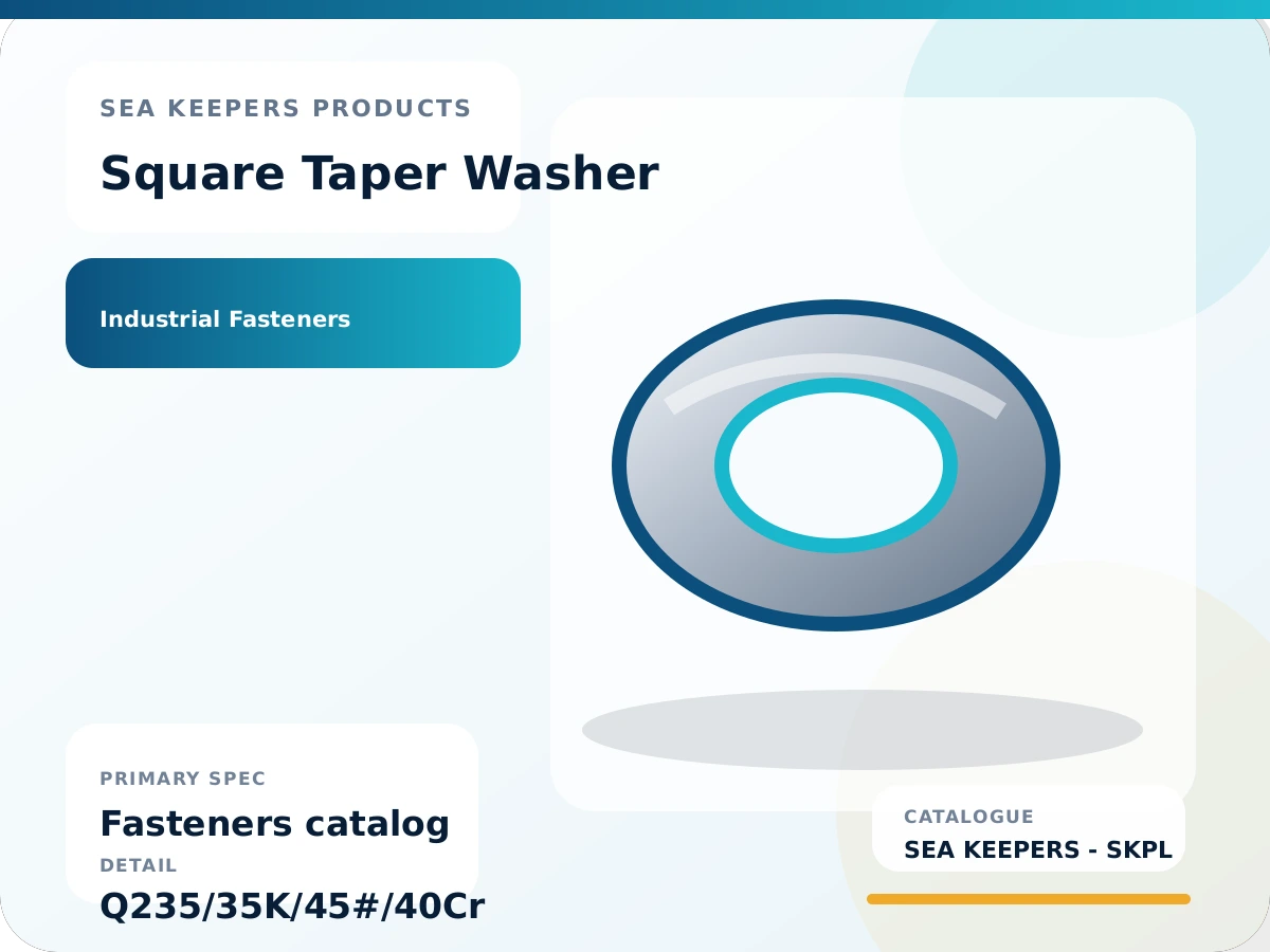 Square Taper Washer
