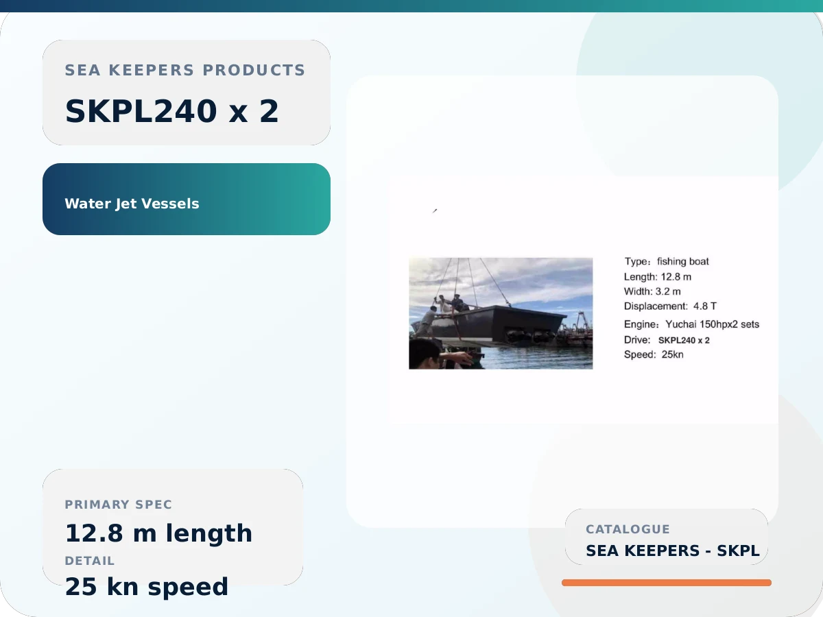 Twin SKPL240 Fishing Boat