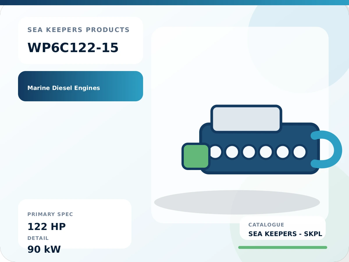 WP6C122-15 Marine High-Speed Diesel Engine