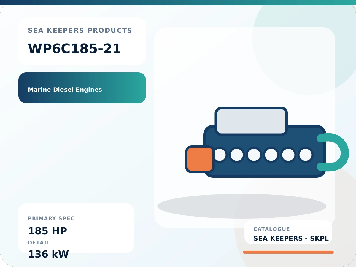 WP6C185-21 Marine High-Speed Diesel Engine