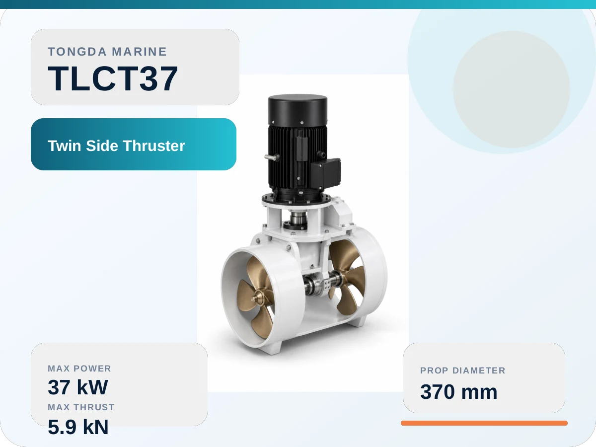 TLCT37 Twin Propeller Tunnel Side Thruster