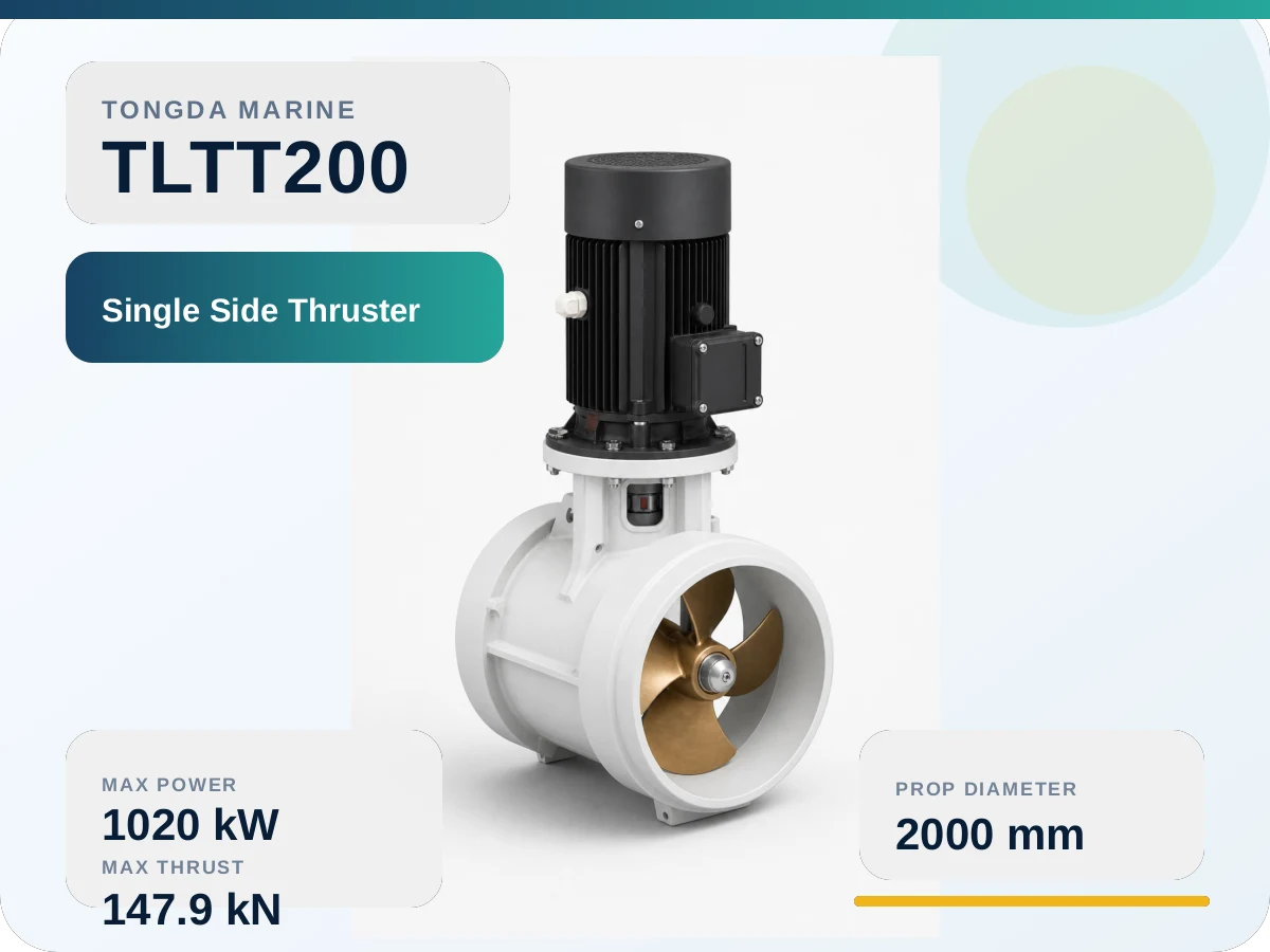 TLTT200 Single Propeller Tunnel Side Thruster