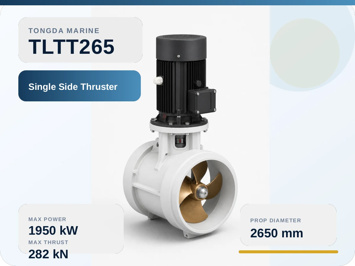 TLTT265 Single Propeller Tunnel Side Thruster