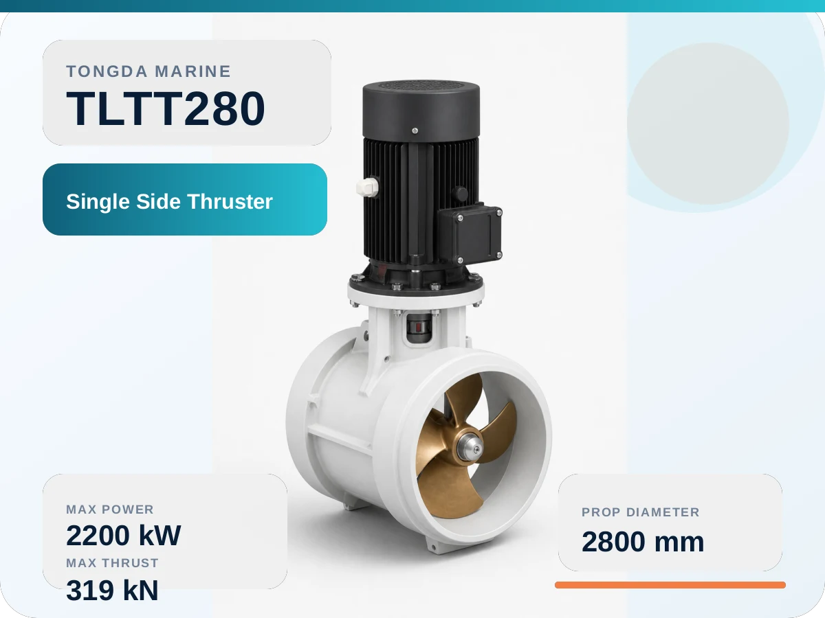 TLTT280 Single Propeller Tunnel Side Thruster