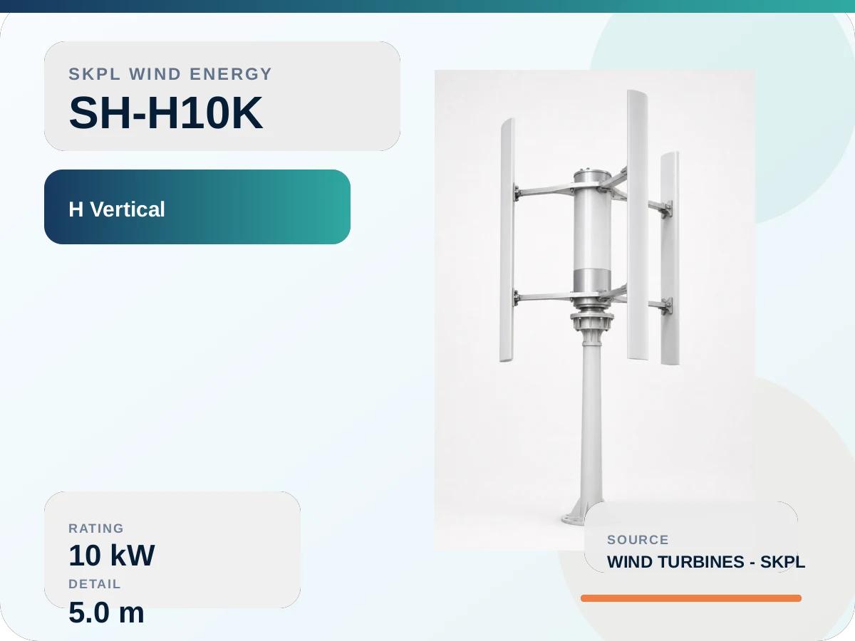 SH-H10K H vertical axis Wind Turbine