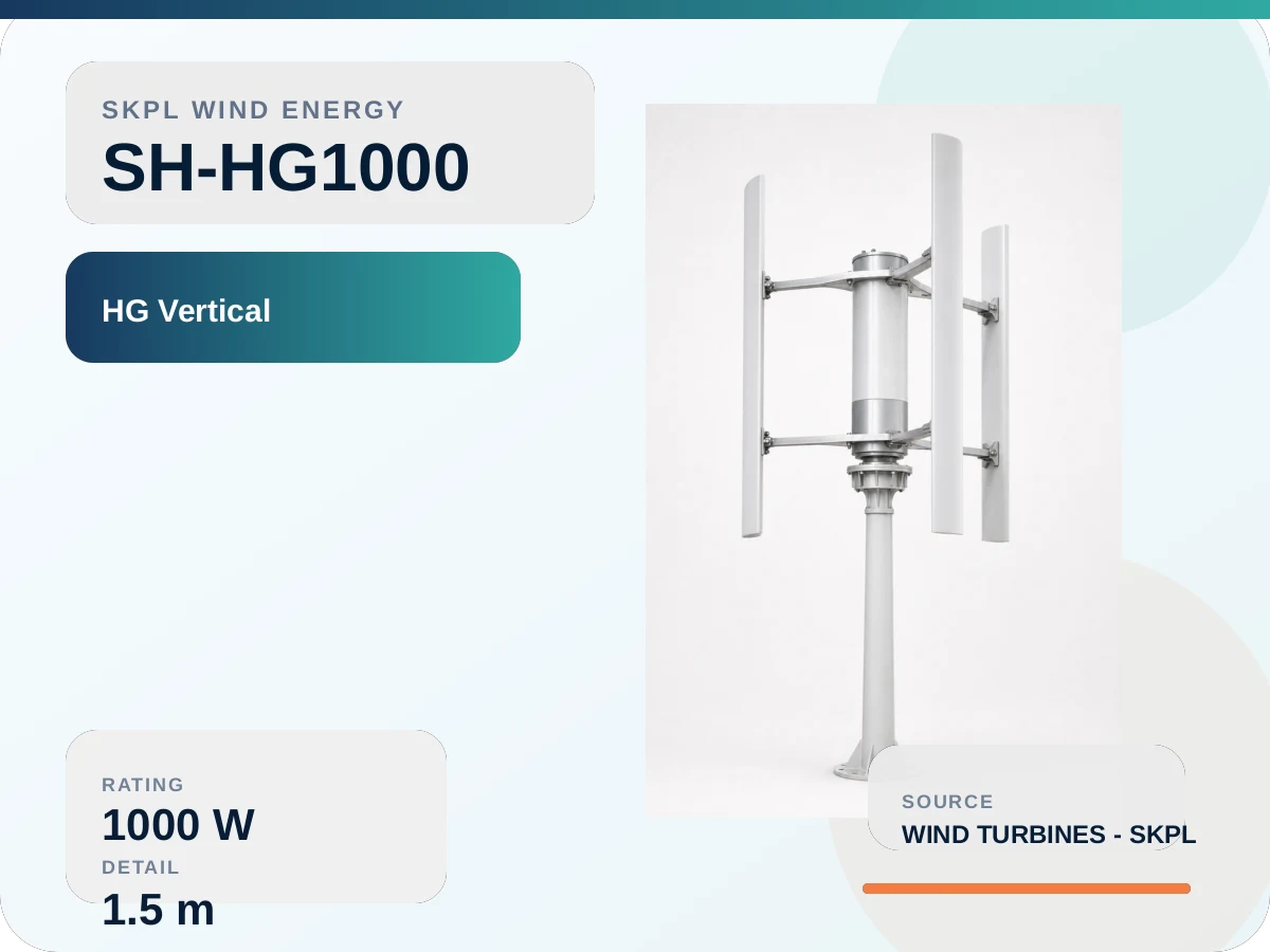 SH-HG1000 HG vertical axis Wind Turbine
