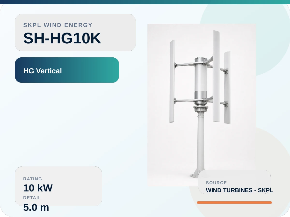 SH-HG10K HG vertical axis Wind Turbine