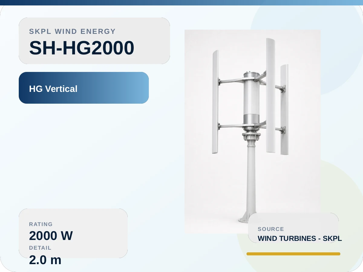 SH-HG2000 HG vertical axis Wind Turbine