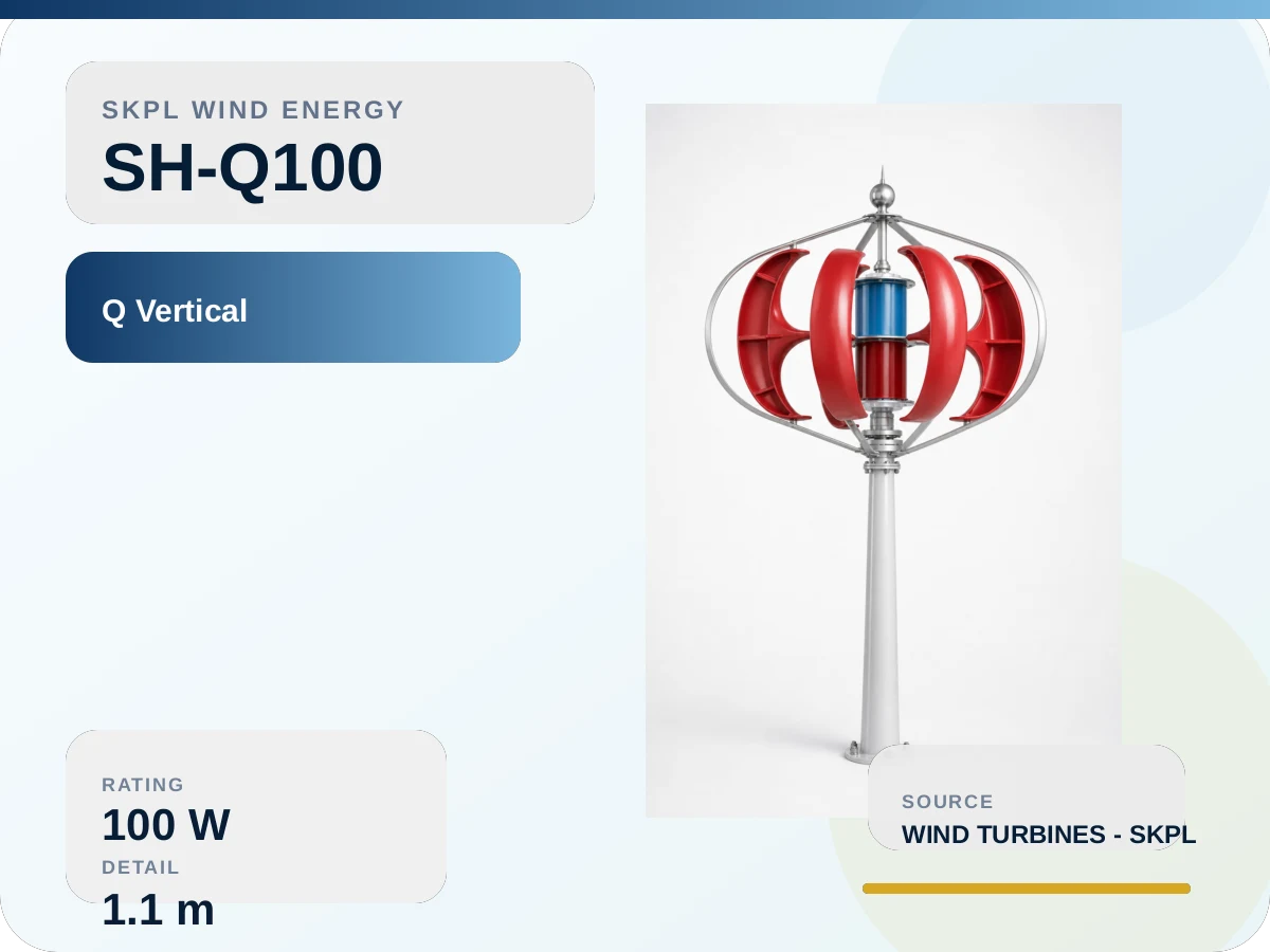 SH-Q100 Q vertical shaft Wind Turbine