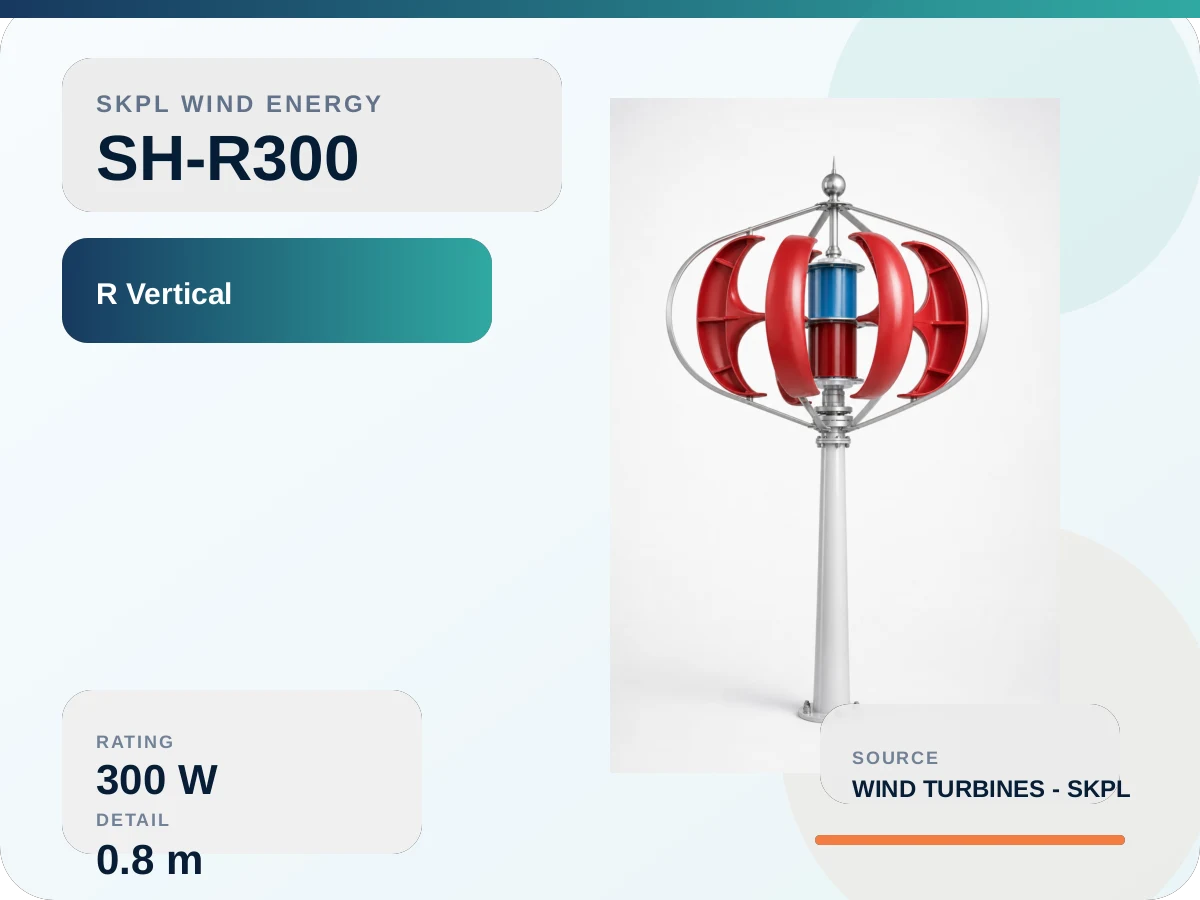 SH-R300 R vertical shaft Wind Turbine