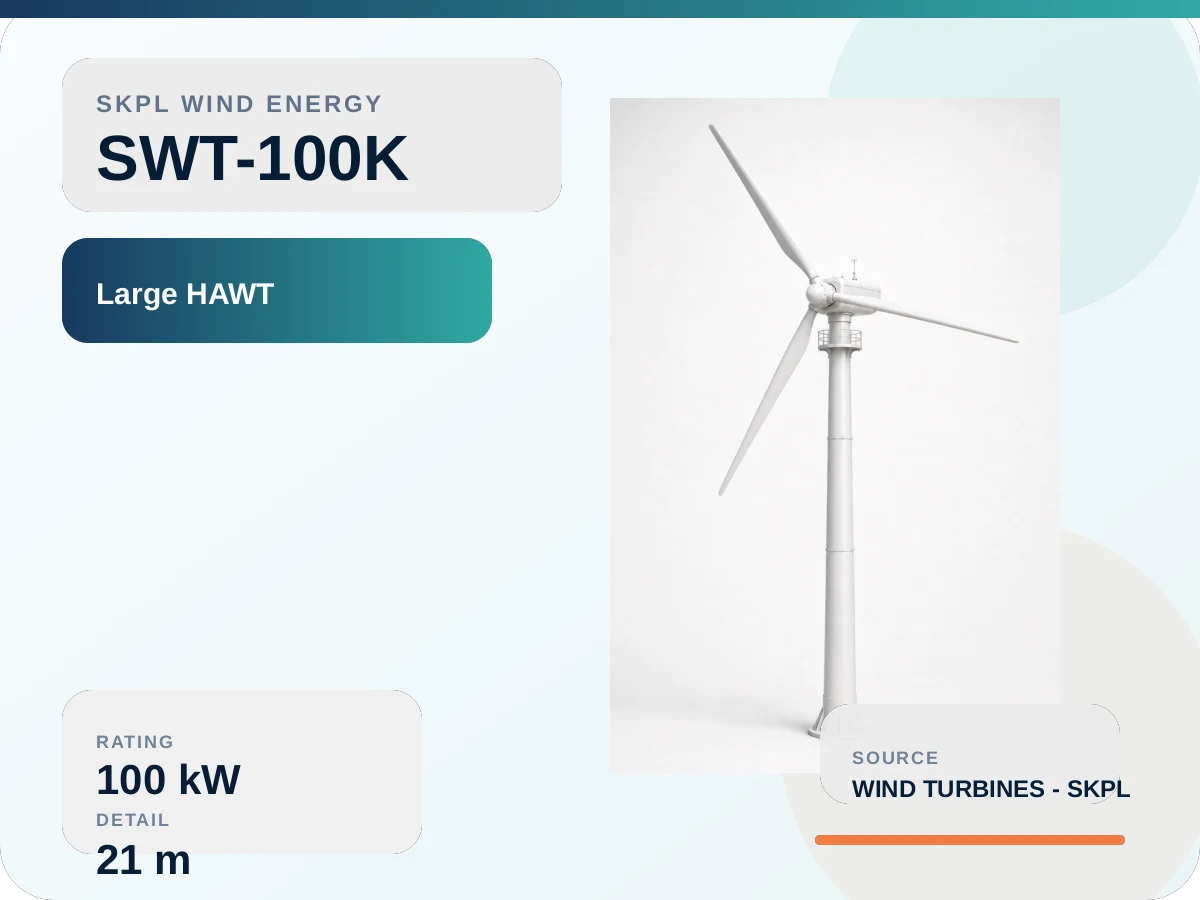 SWT-100K Large horizontal axis Wind Turbine
