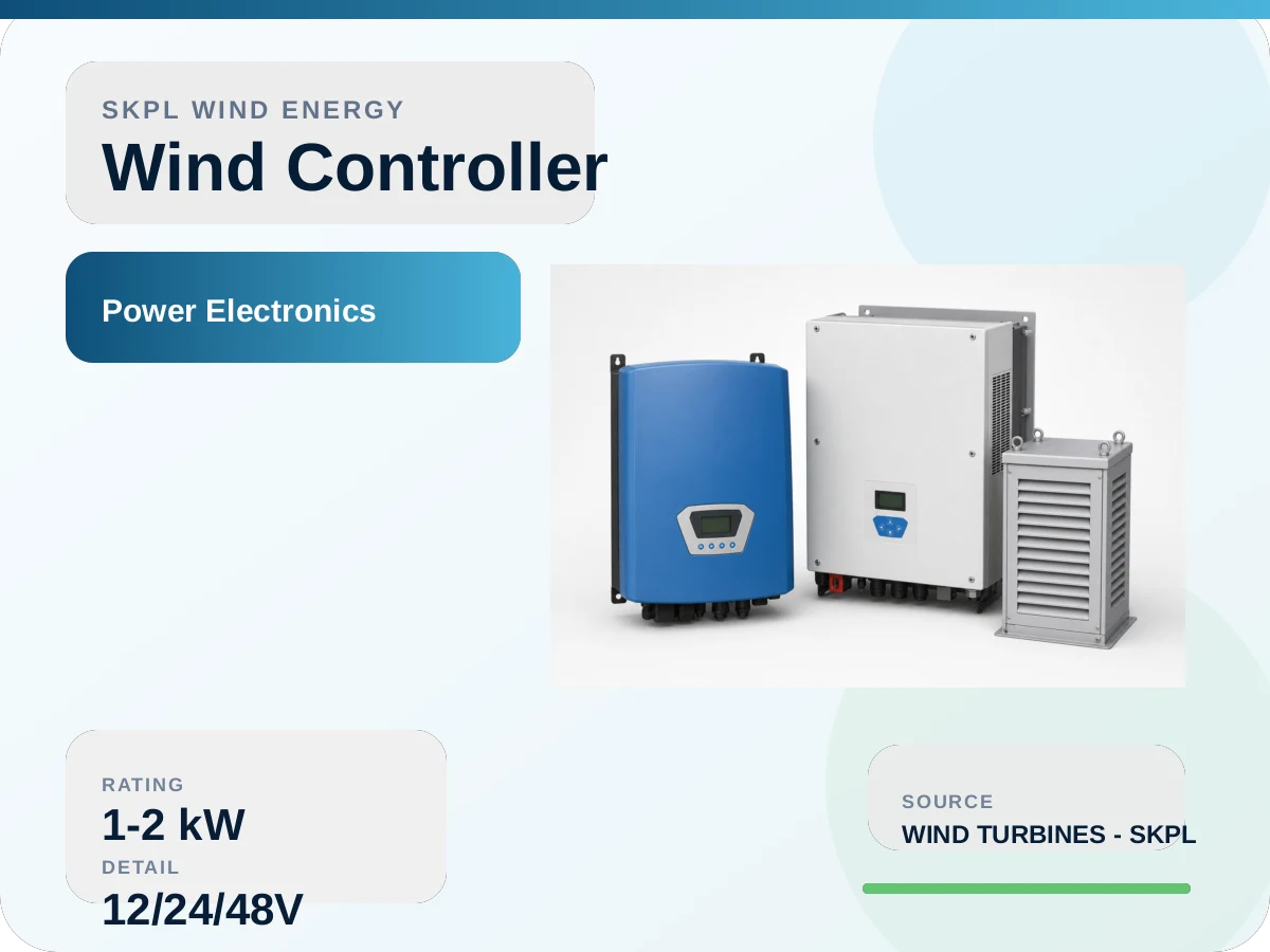 Wind Turbine Controller 1-2kW